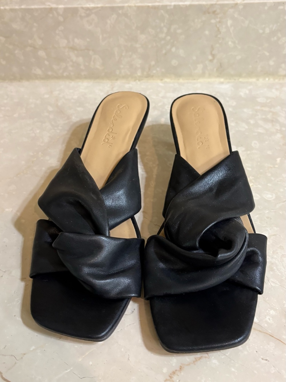 Splendid Hannah Kitten Heel Sandals from Anthropologie - Picture 2 of 6
